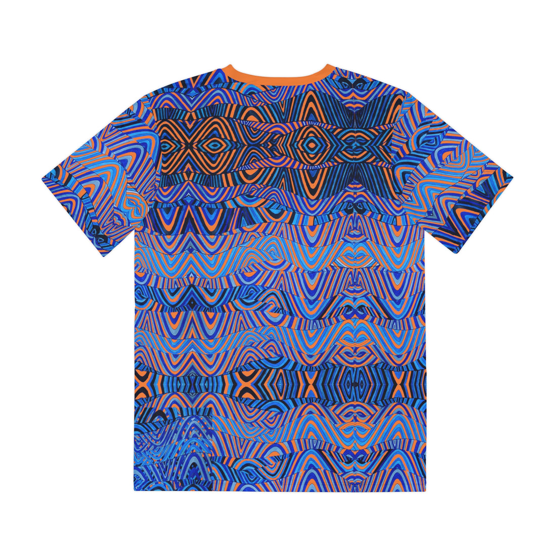 Peach Sonic Men's Polyester Tee (AOP)