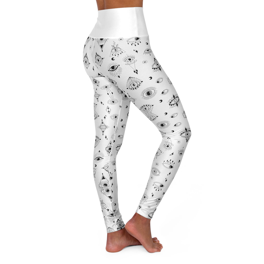 Edgy Evil Eye Yoga Leggings