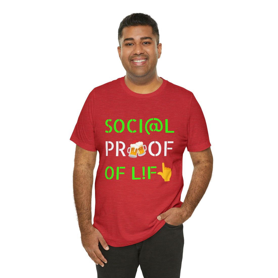 Unisex Social Proof Jersey Tee