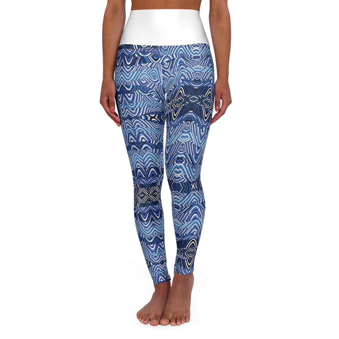 White Sonic Yoga Leggings