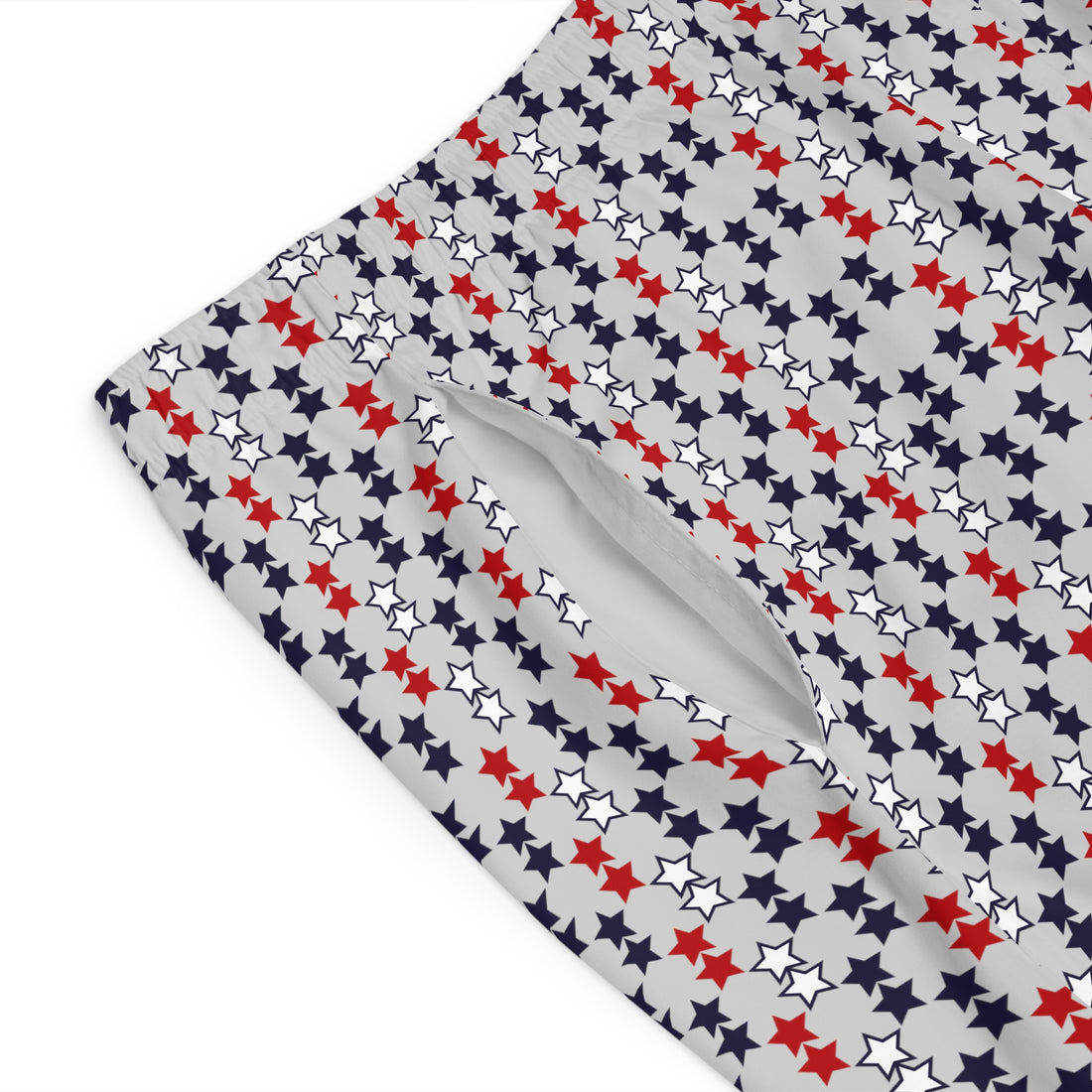 Slate Star Print Men's Board Shorts (AOP)