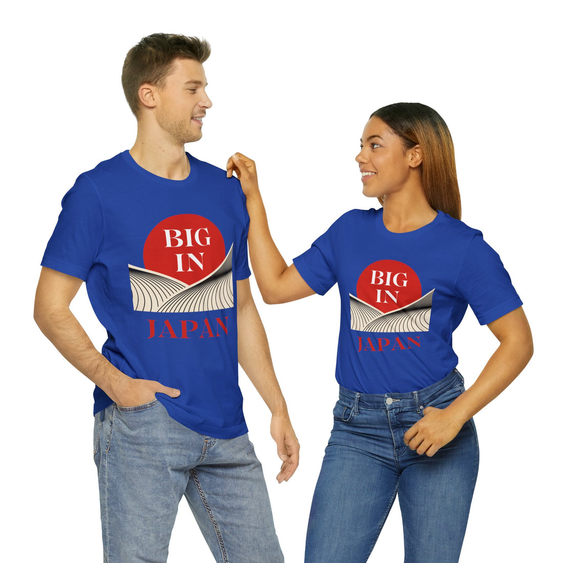 Unisex Big In Japan Typography Jersey Tee