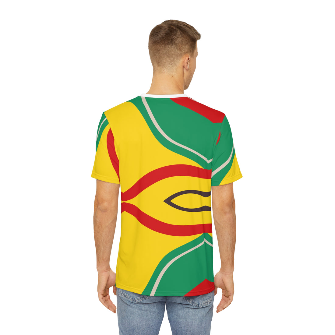 Rasta Lion Men's Polyester Tee (AOP)