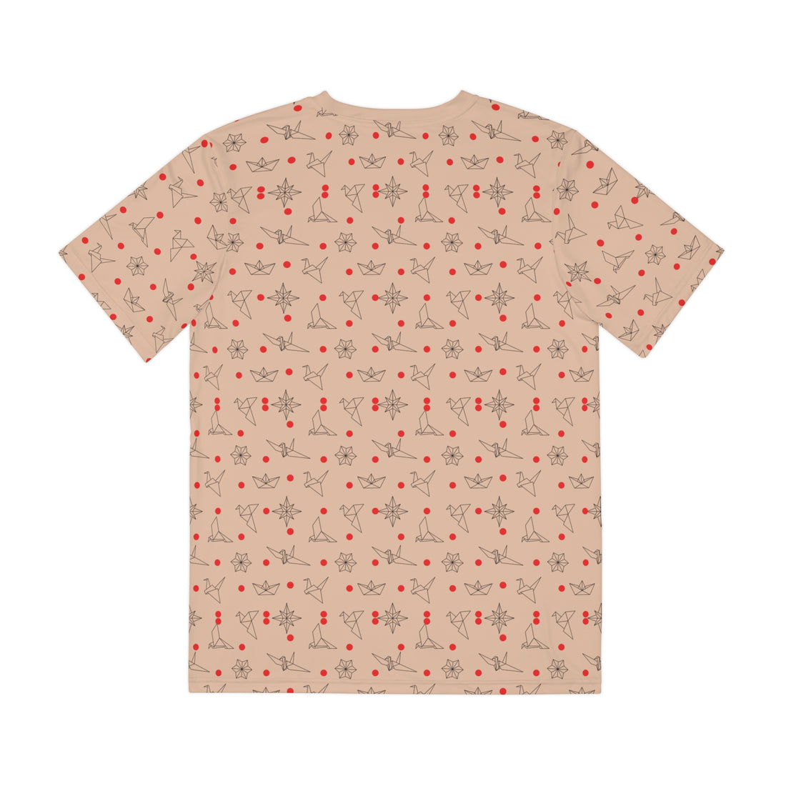 Nude Origami Men's Polyester Tee (AOP)