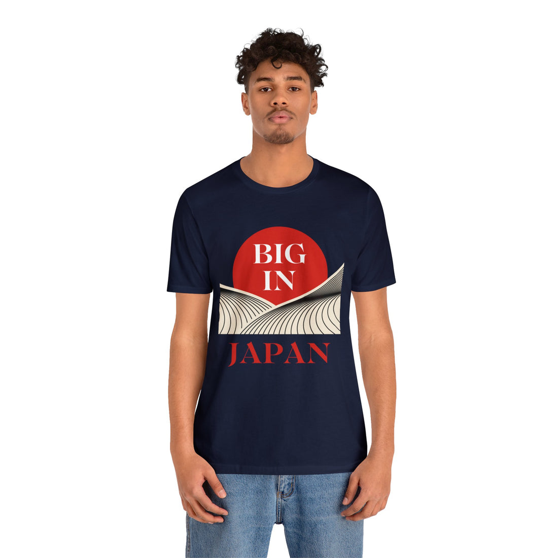 Unisex Big In Japan Typography Jersey Tee