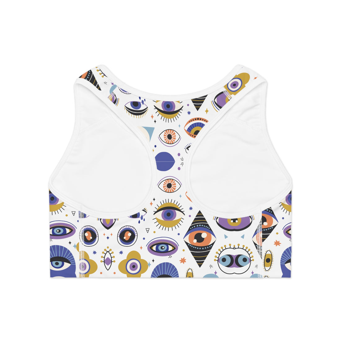 Tussock Abstract Racerback (AOP) Sports Bra