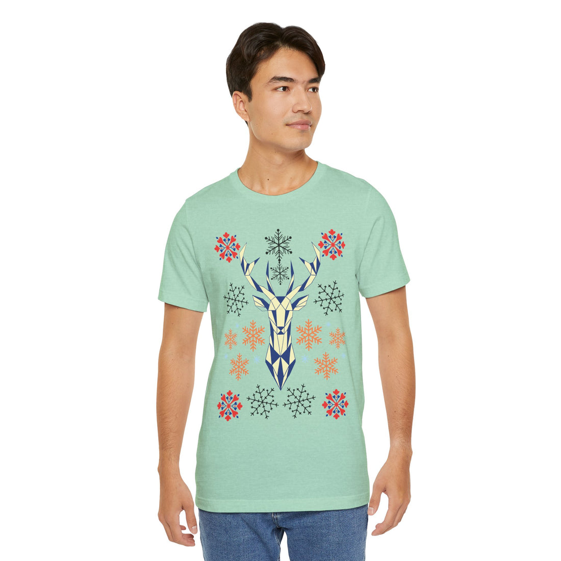 Stag Print Unisex Jersey Tee