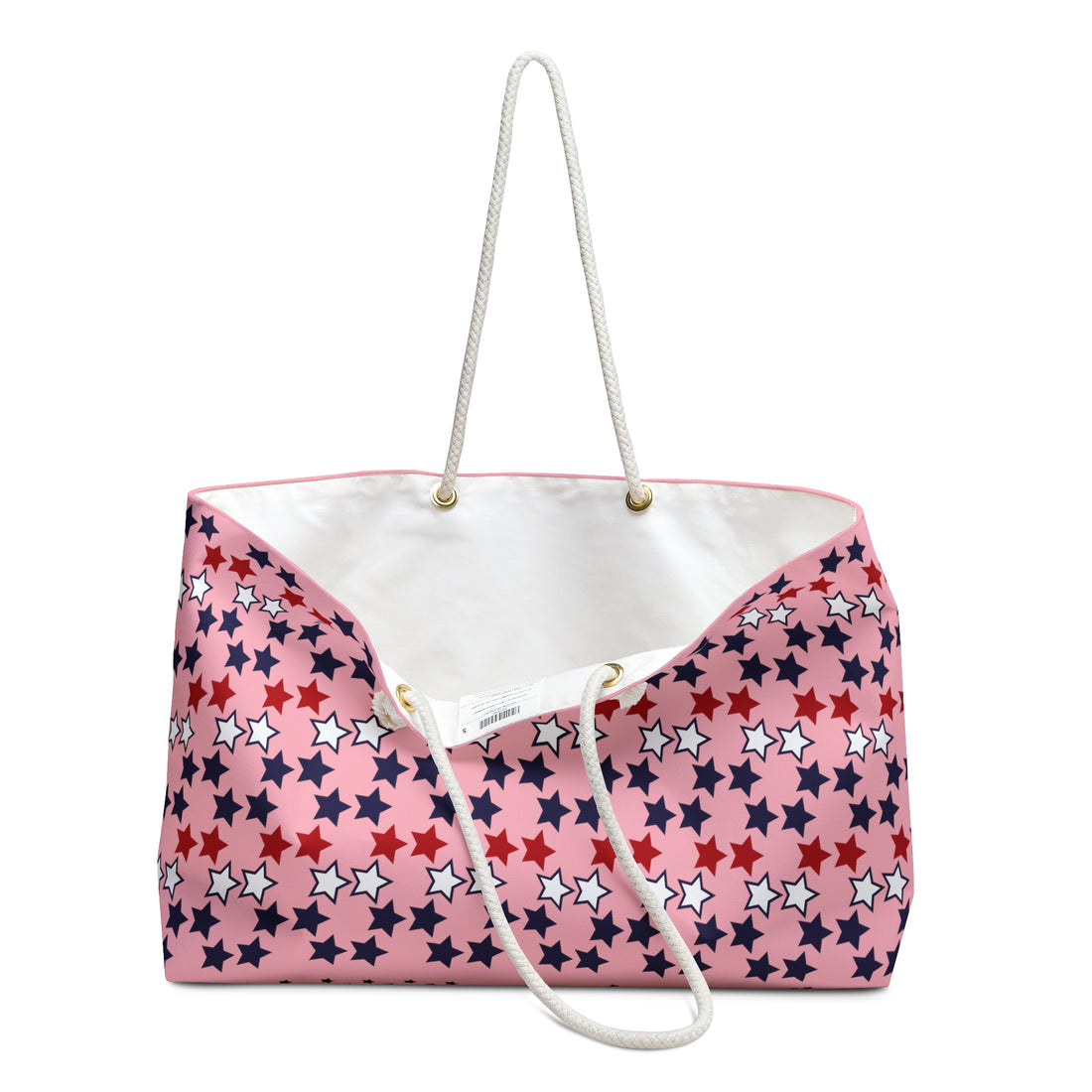 Blush Starry Weekender Tote Bag