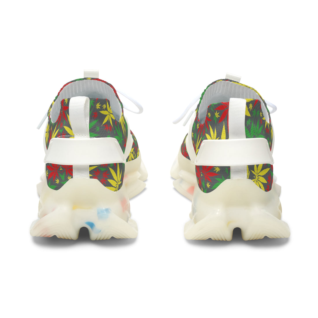 Ash Tropical Rasta Toned Women's Mesh Knit Sneakers