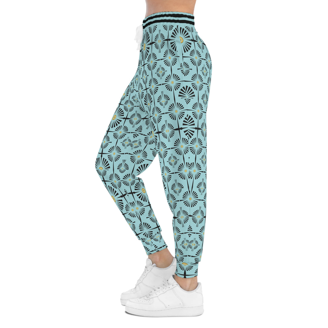 Icy Wheels & Spokes Print Unisex Joggers