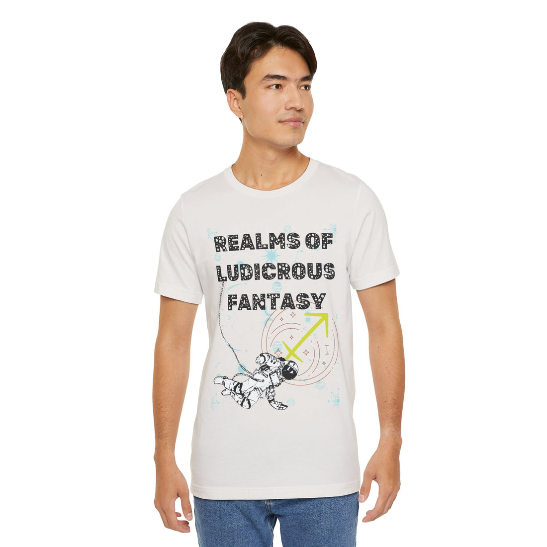 Fantasy Realm Typography Unisex Jersey Tee