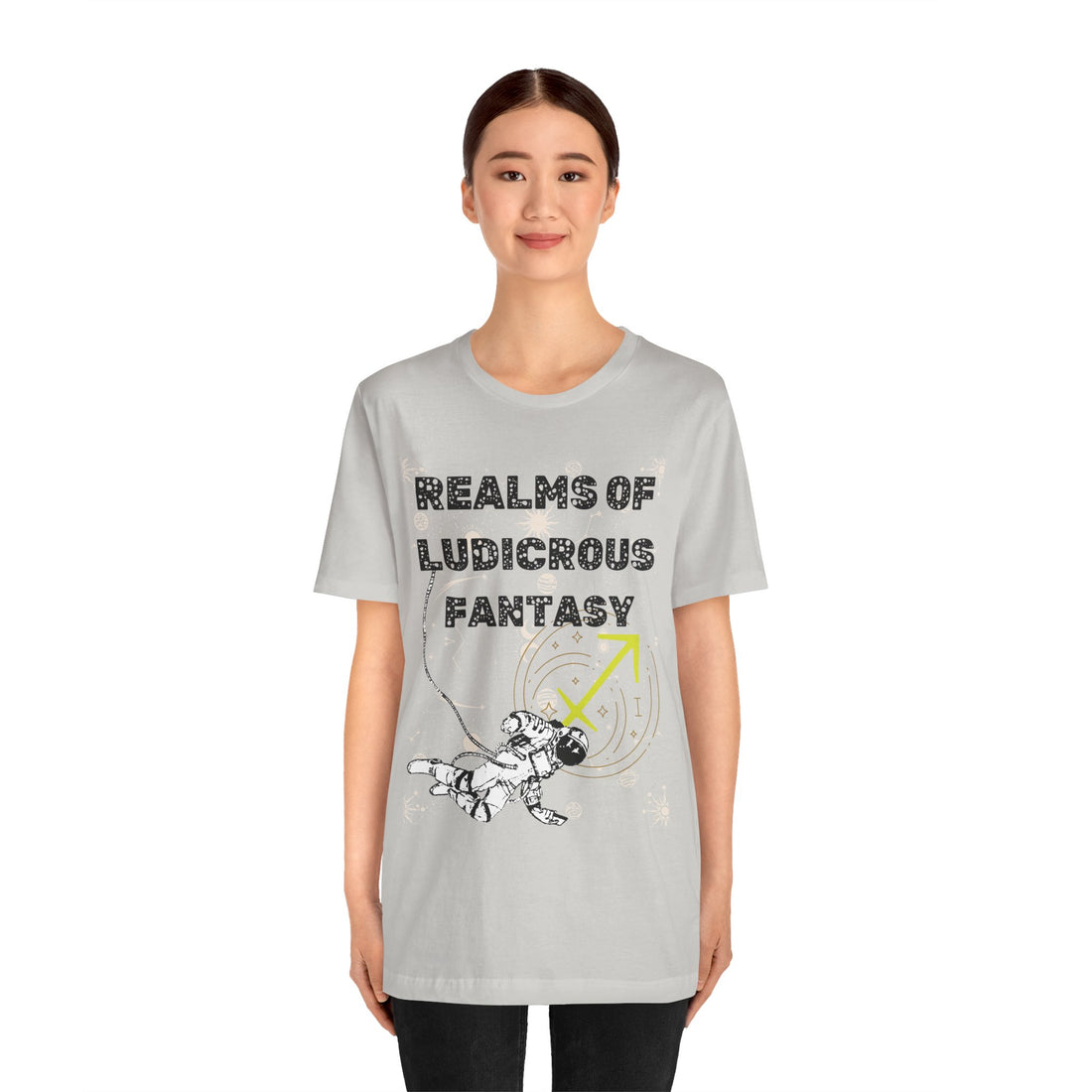 Fantasy Realm Typography Unisex Jersey Tee
