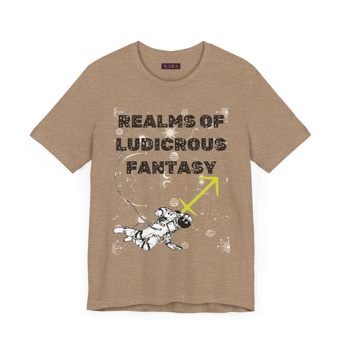 Fantasy Realm Typography Unisex Jersey Tee
