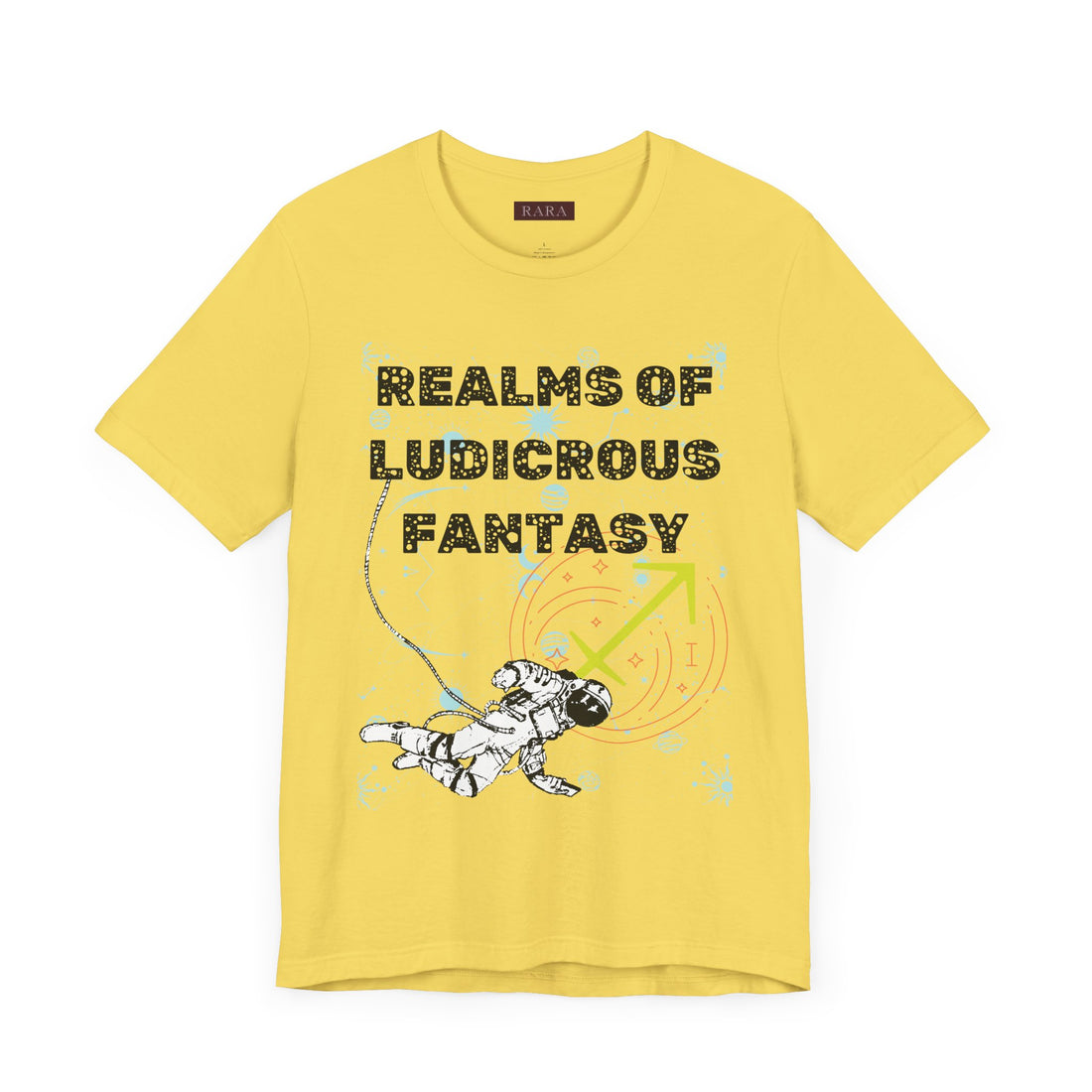 Fantasy Realm Typography Unisex Jersey Tee