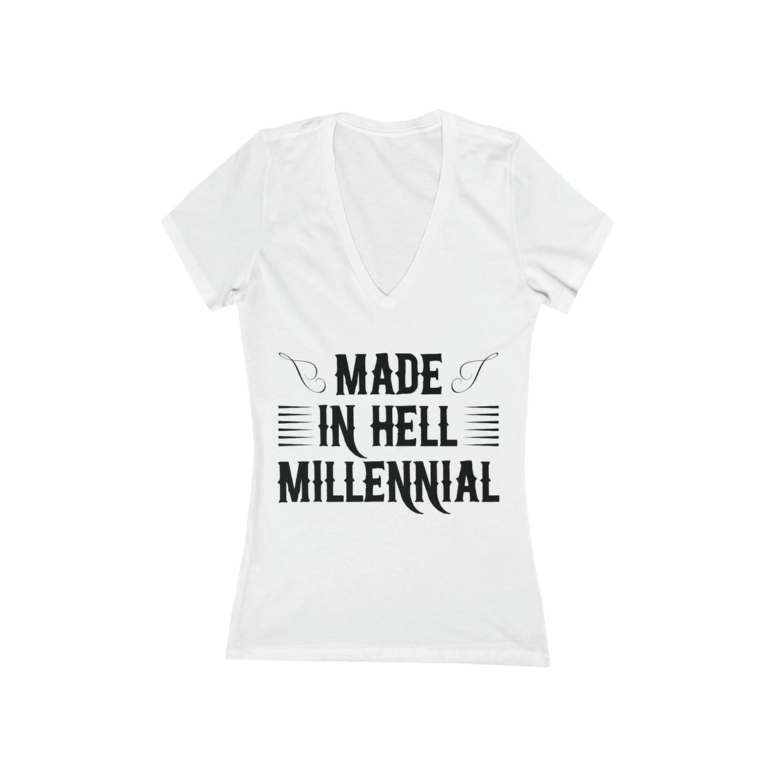 Women's Jersey Millennial V-Neck Tee