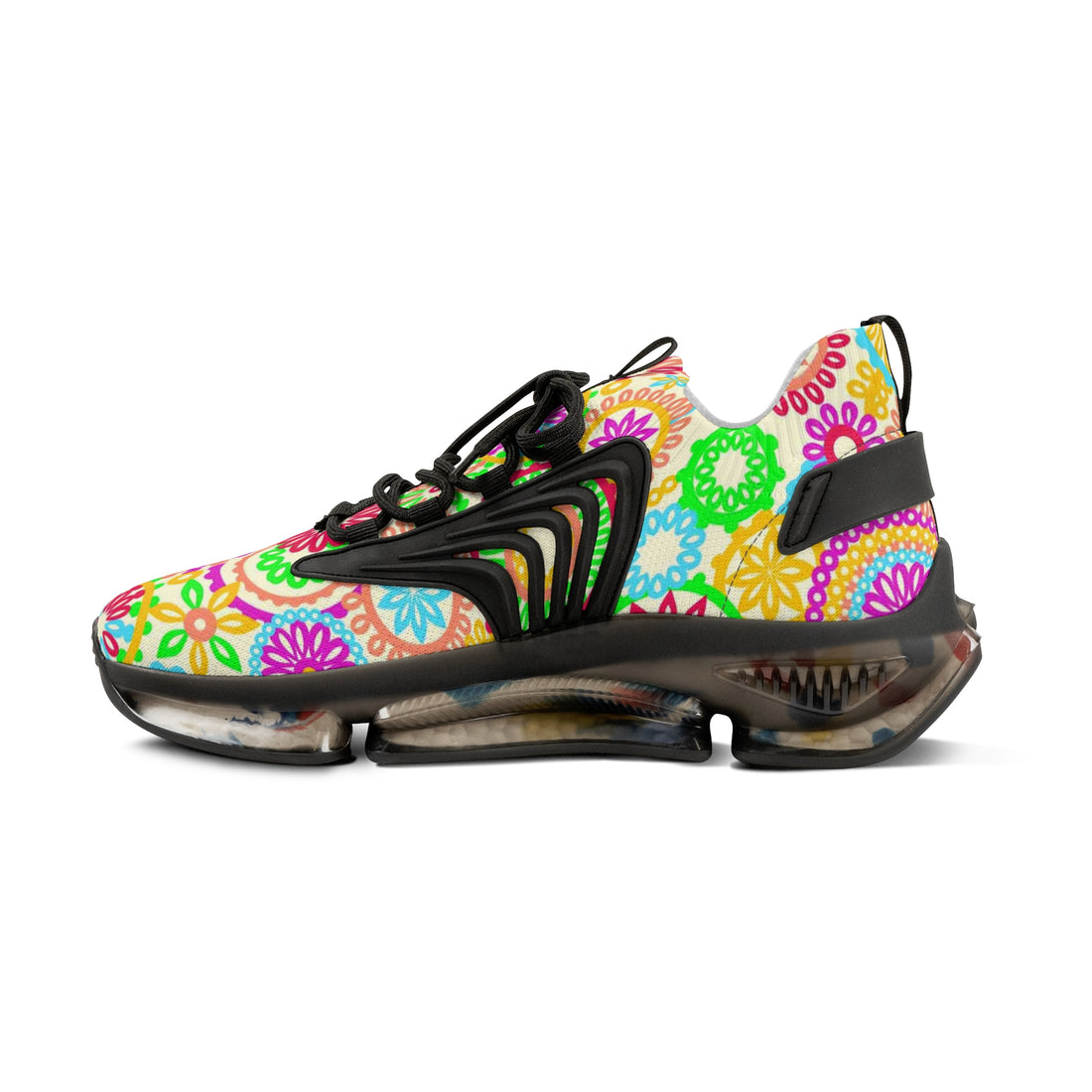 Lime 70's Vibe OTT Men's Mesh Knit Sneakers