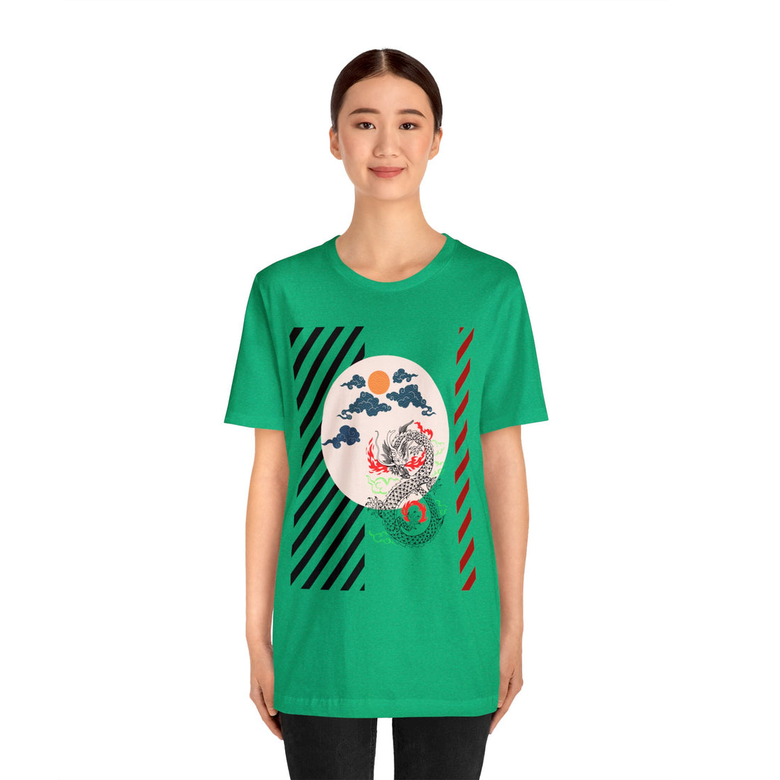 Oriental Dragon Unisex Jersey Tee