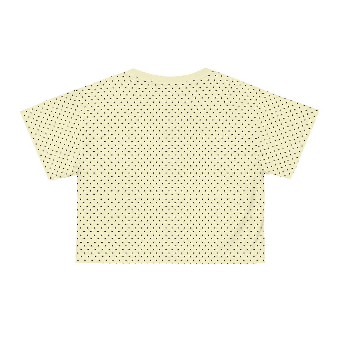 Cream Eve Core AOP Crop Tee