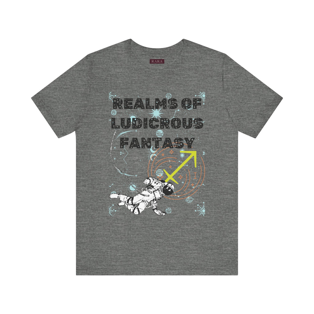 Fantasy Realm Typography Unisex Jersey Tee