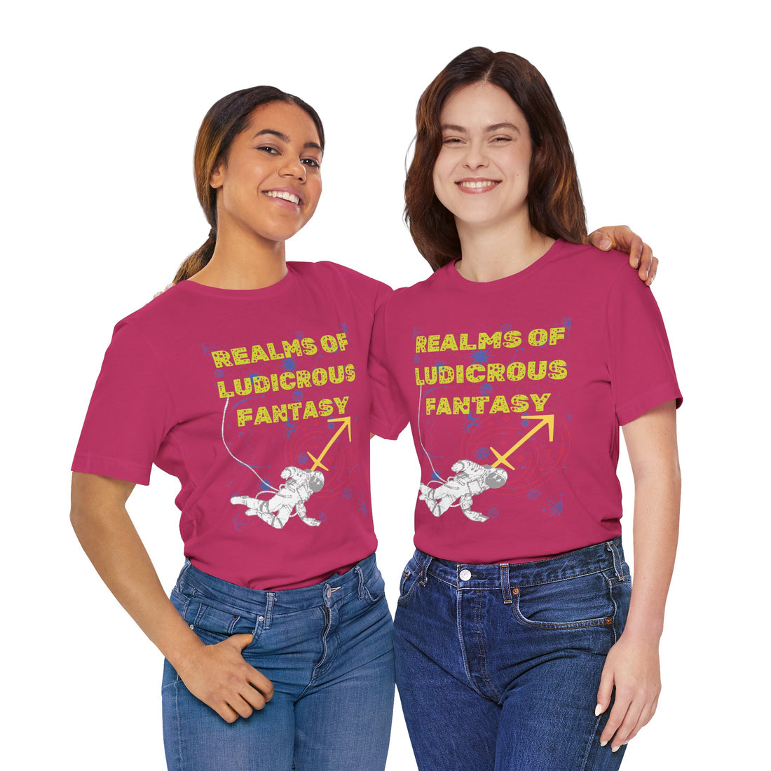 Fantasy Realm Typography Unisex Jersey Tee