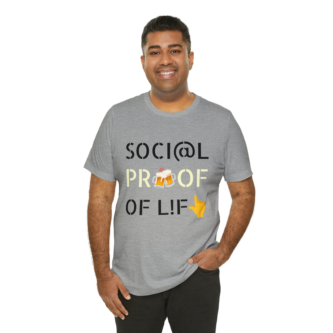 Unisex Social Proof Jersey Tee