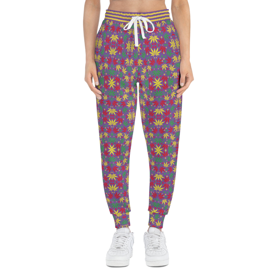 Pearl Purple Tropical Rasta toned Unisex Joggers