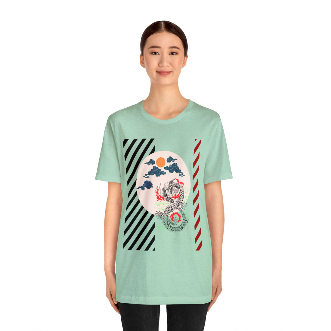 Oriental Dragon Unisex Jersey Tee