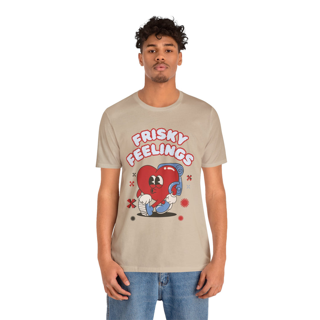 Frisky Feelings Unisex Jersey Tee