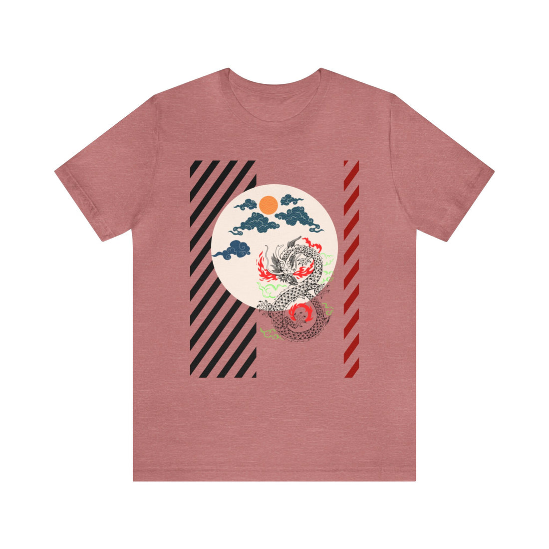 Oriental Dragon Unisex Jersey Tee