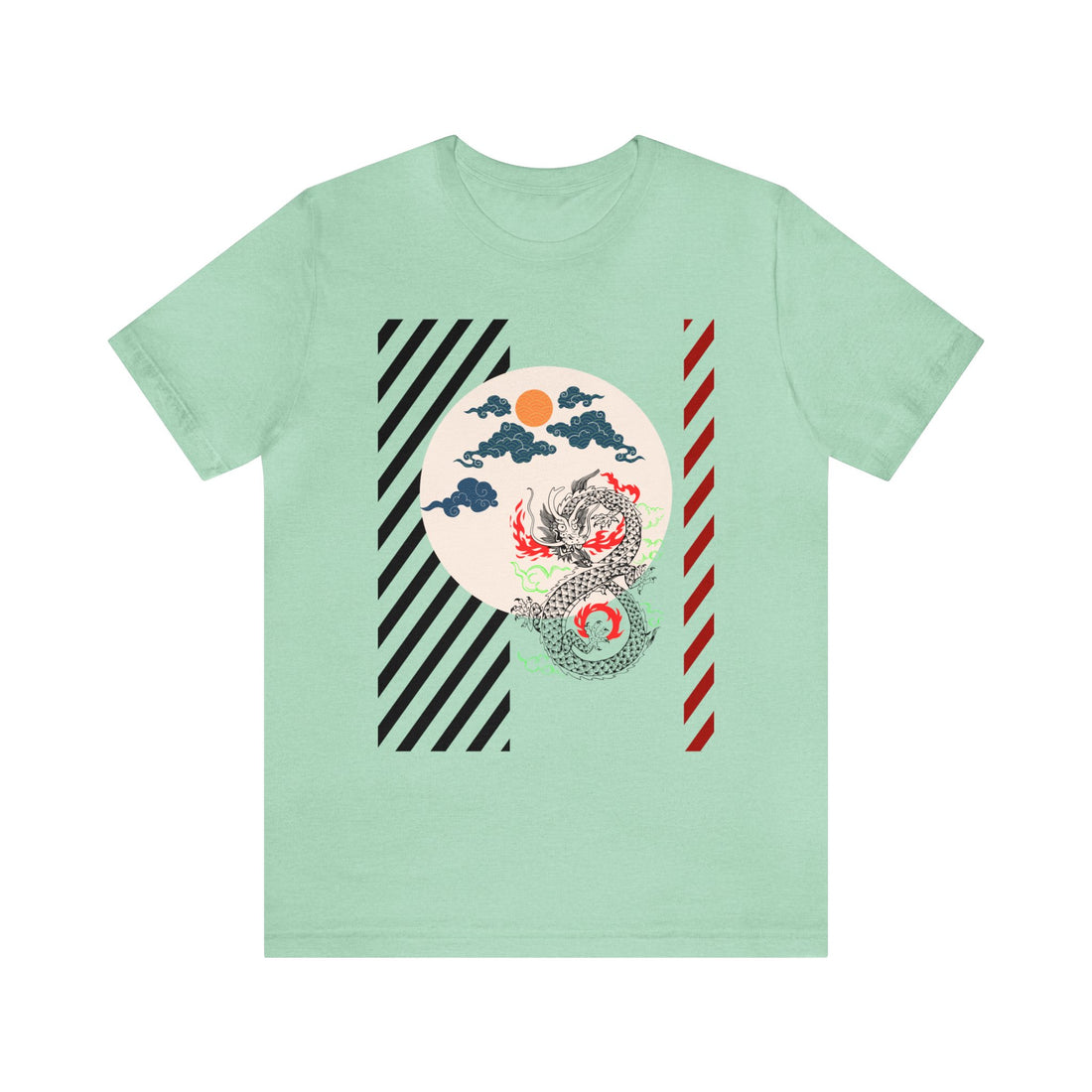 Oriental Dragon Unisex Jersey Tee