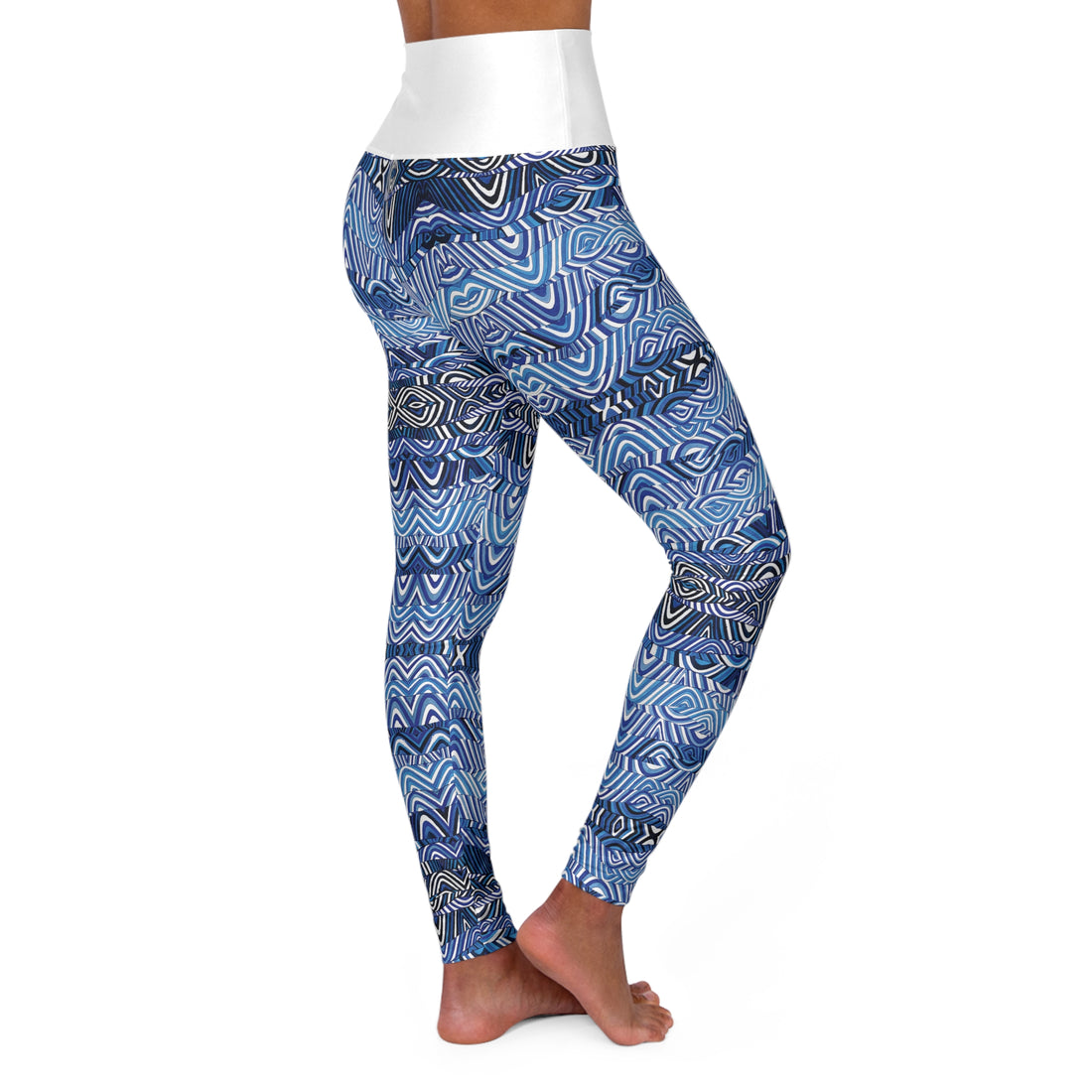 White Sonic Yoga Leggings