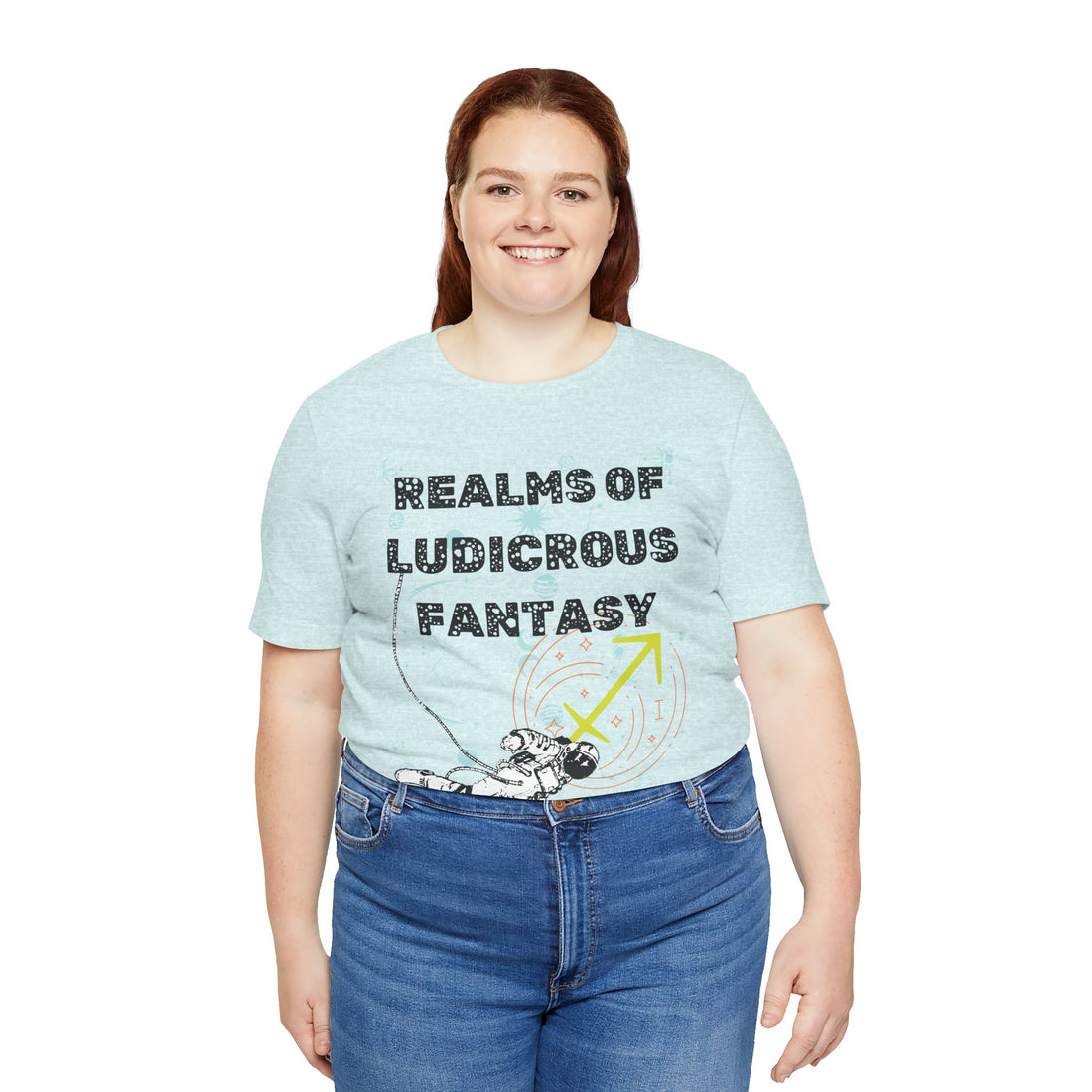 Fantasy Realm Typography Unisex Jersey Tee