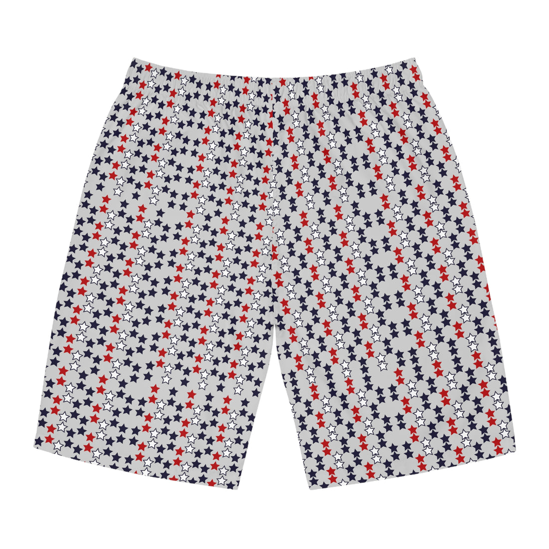 Slate Star Print Men's Board Shorts (AOP)