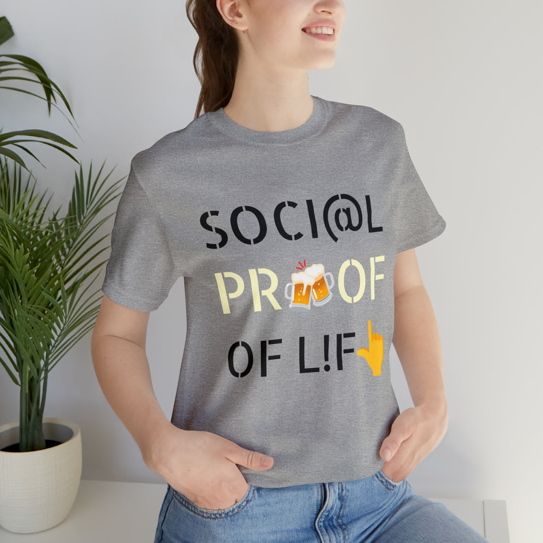 Unisex Social Proof Jersey Tee