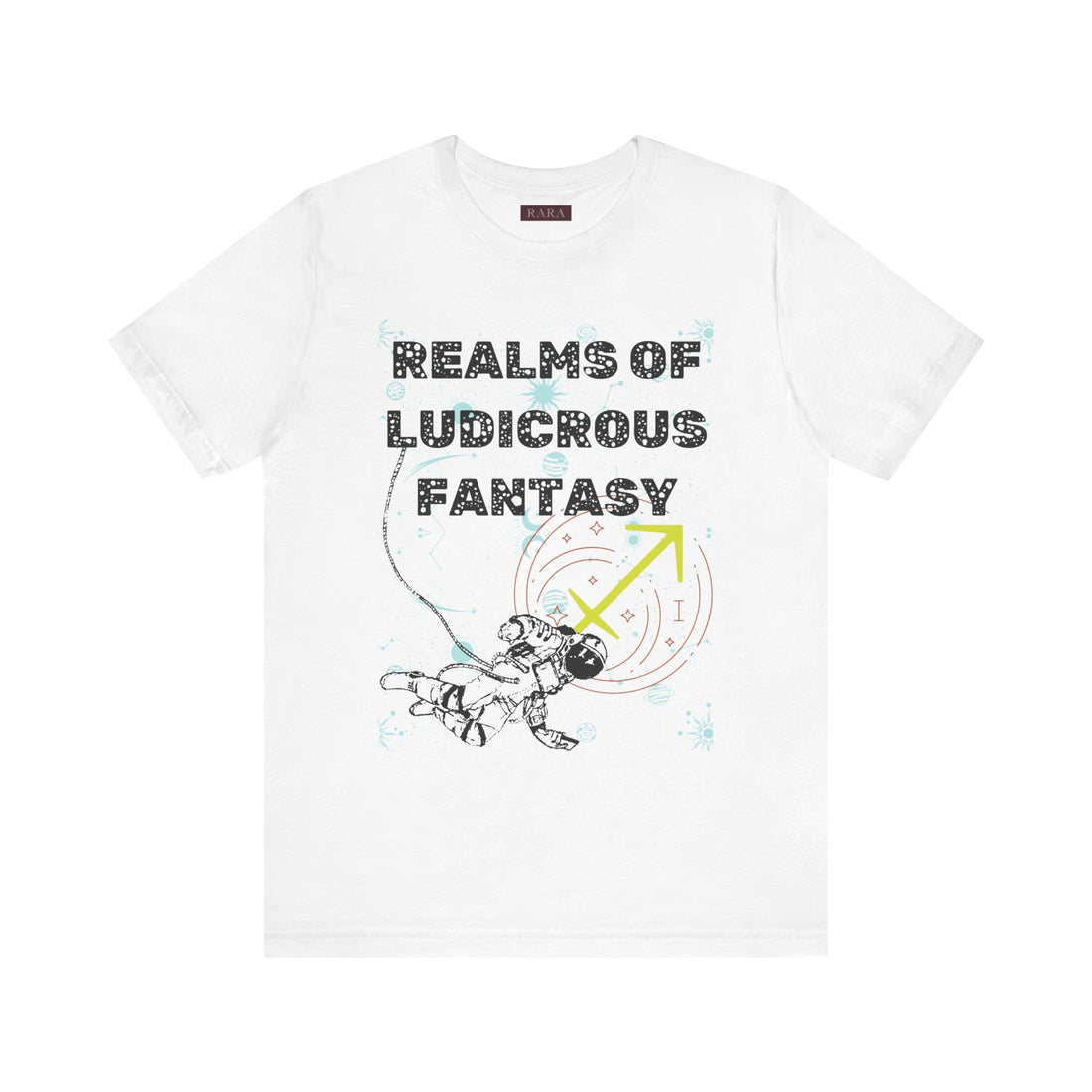 Fantasy Realm Typography Unisex Jersey Tee