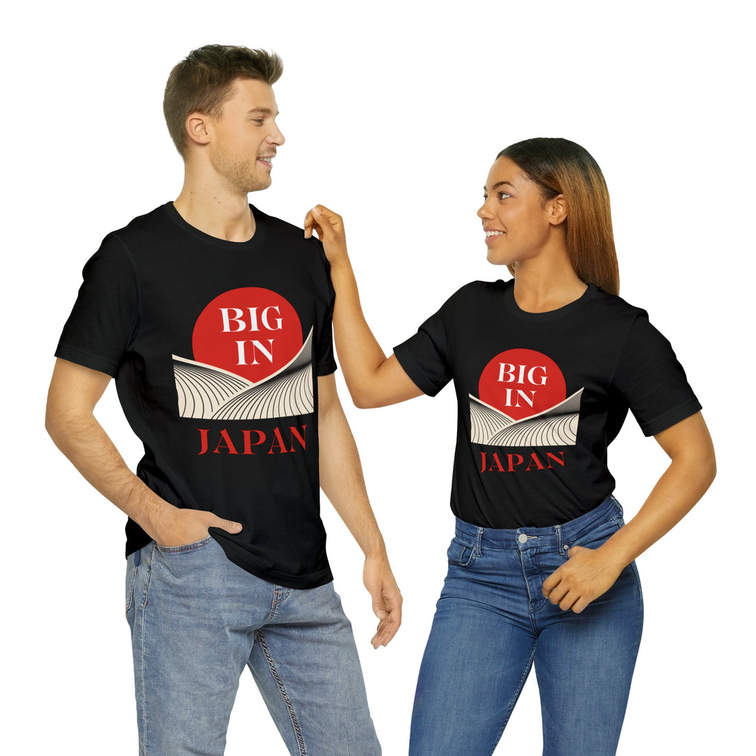 Unisex Big In Japan Typography Jersey Tee