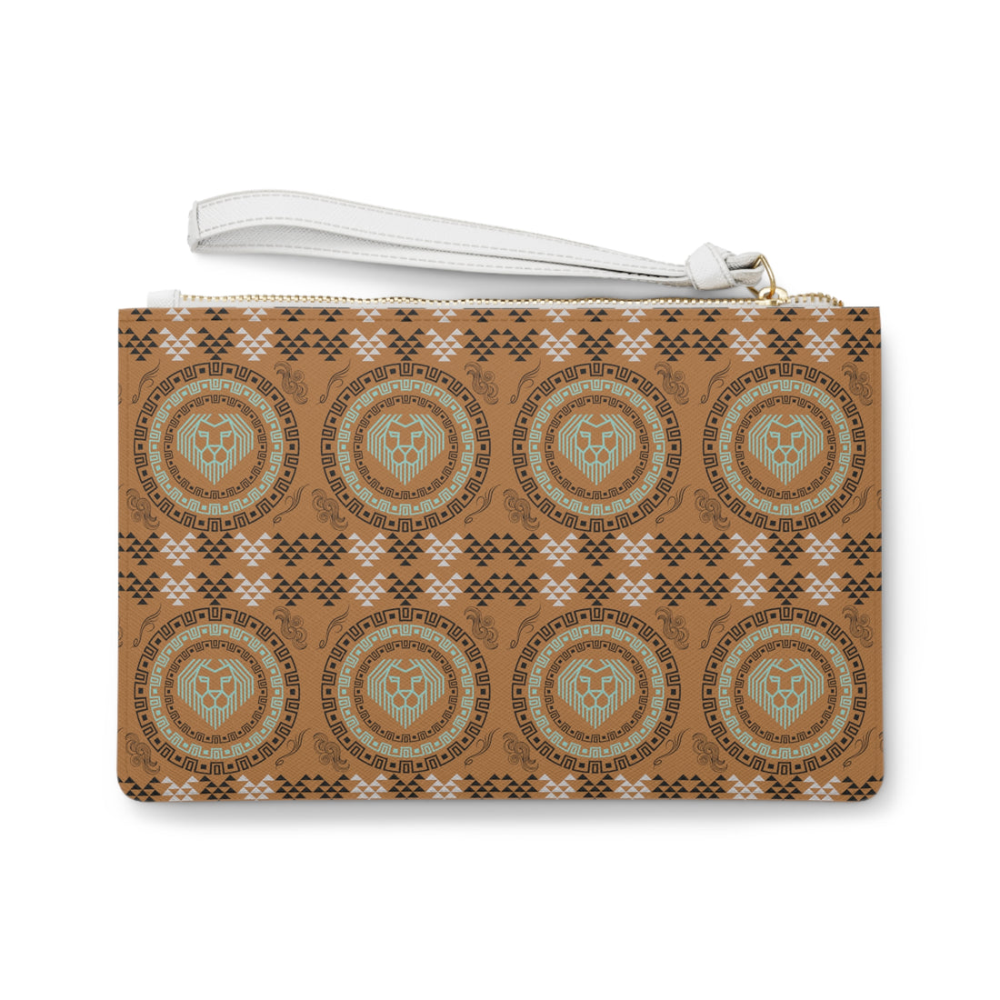 Tussock Geo Lion Head Clutch Bag