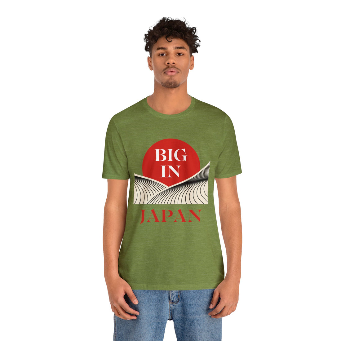 Unisex Big In Japan Typography Jersey Tee
