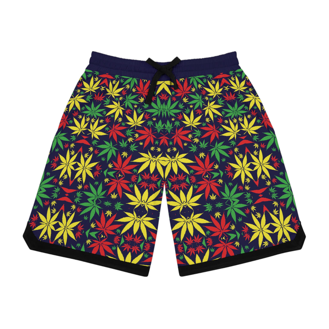 Ink Rasta Toned  Basketball Rib Shorts (AOP)