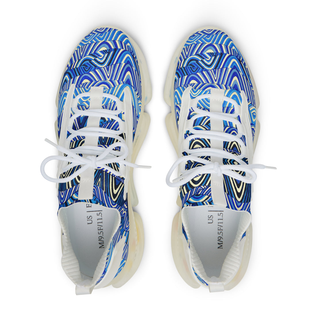Cream Sonic OTT Men's Mesh Knit Sneakers