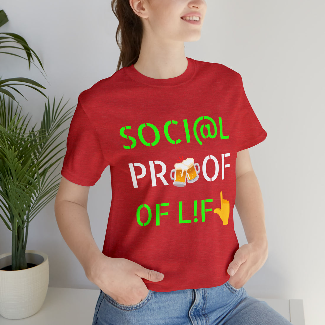 Unisex Social Proof Jersey Tee