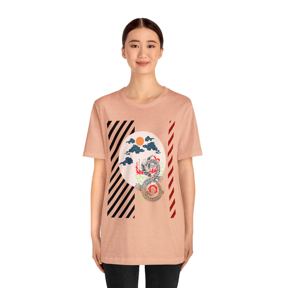 Oriental Dragon Unisex Jersey Tee