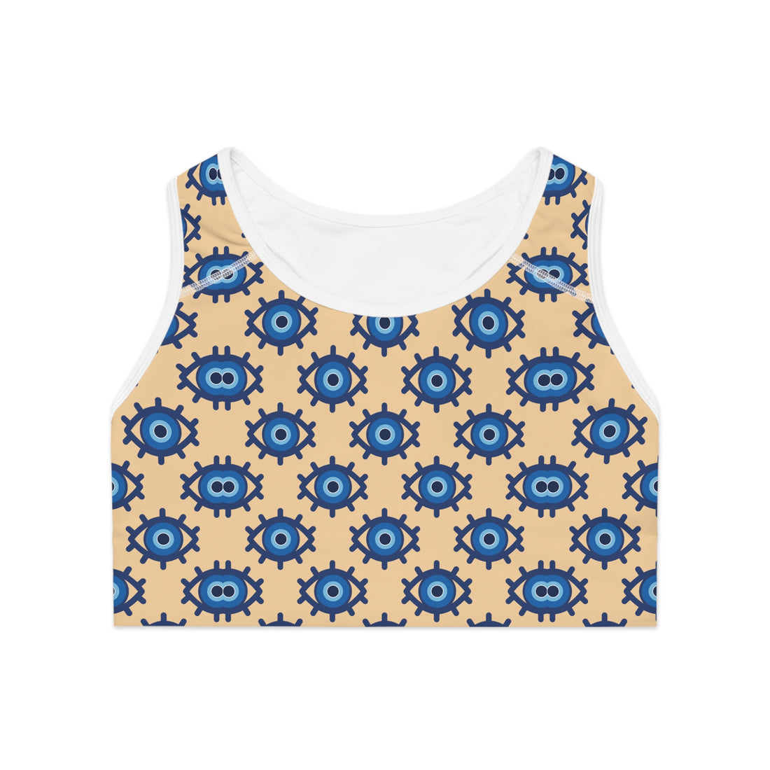 Tuscan Evil Eye (AOP) Sports Bra
