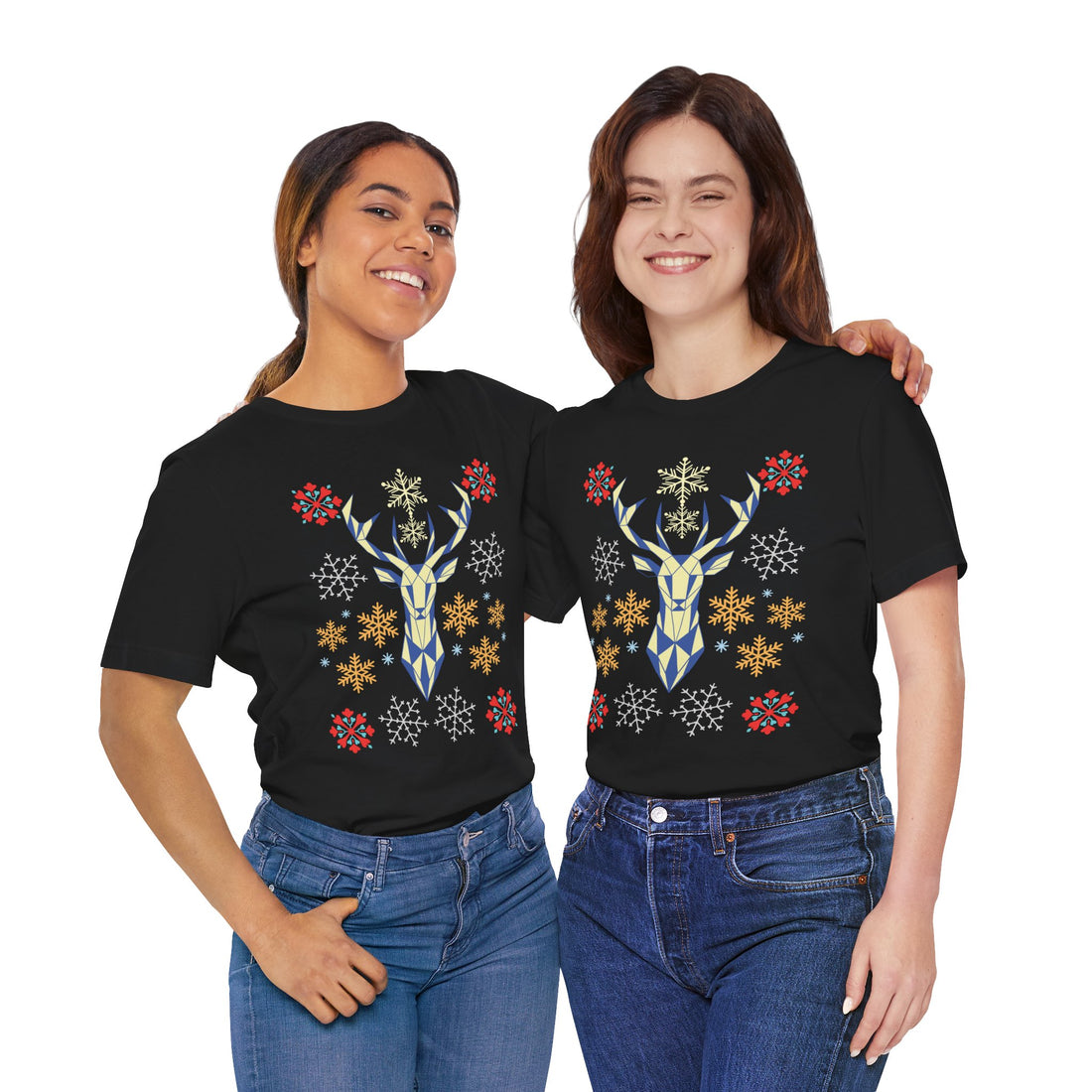 Stag Print Unisex Jersey Tee