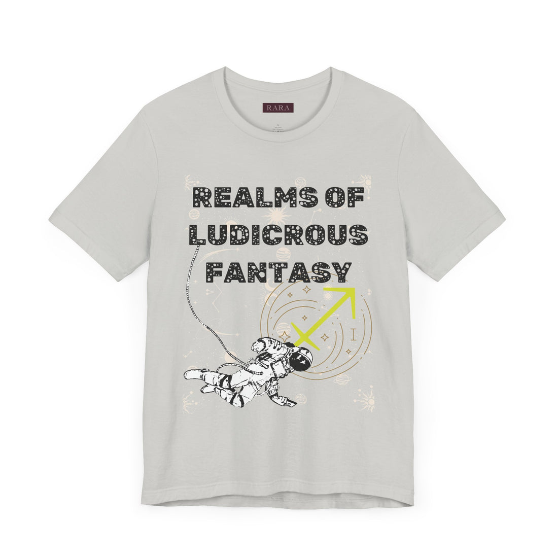 Fantasy Realm Typography Unisex Jersey Tee