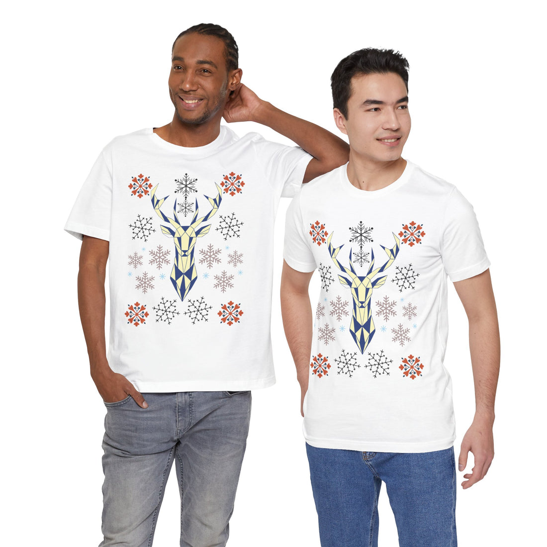 Stag Print Unisex Jersey Tee