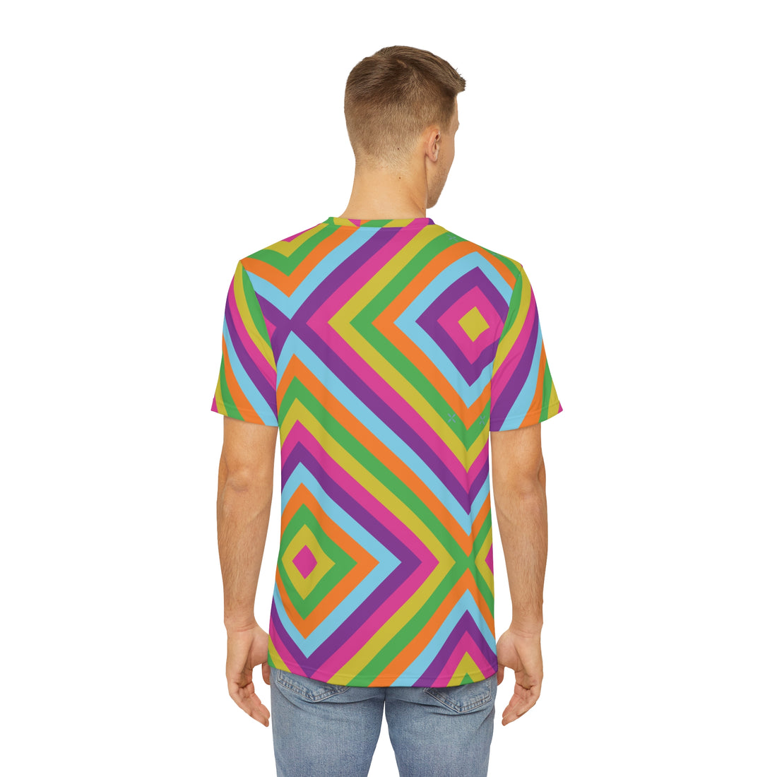 Frisky Feelings Men's Polyester Tee (AOP)