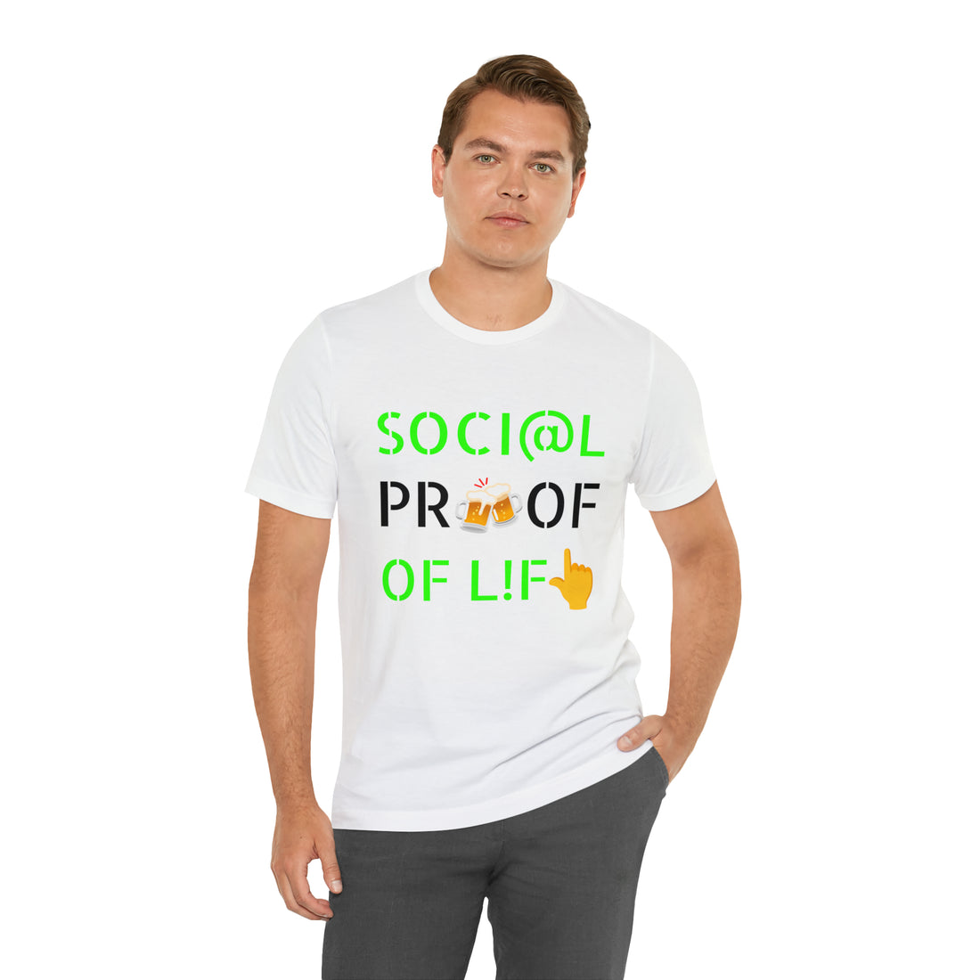 Unisex Social Proof Jersey Tee