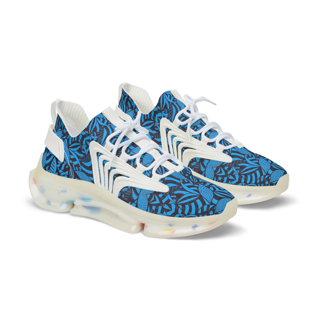 Aqua Tropical Minimalist OTT Men's Mesh Knit Sneakers