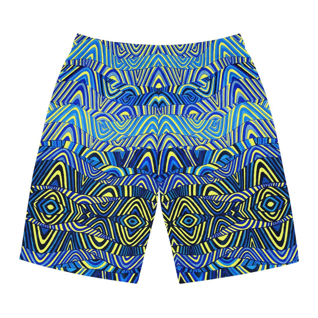 Canary Sonic Print Men's Board Shorts (AOP)